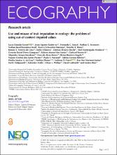 Ecography - 2025 - Gorné - Use and misuse of trait imputation in ecology the problem of using out‐of‐context imputed.pdf.jpg